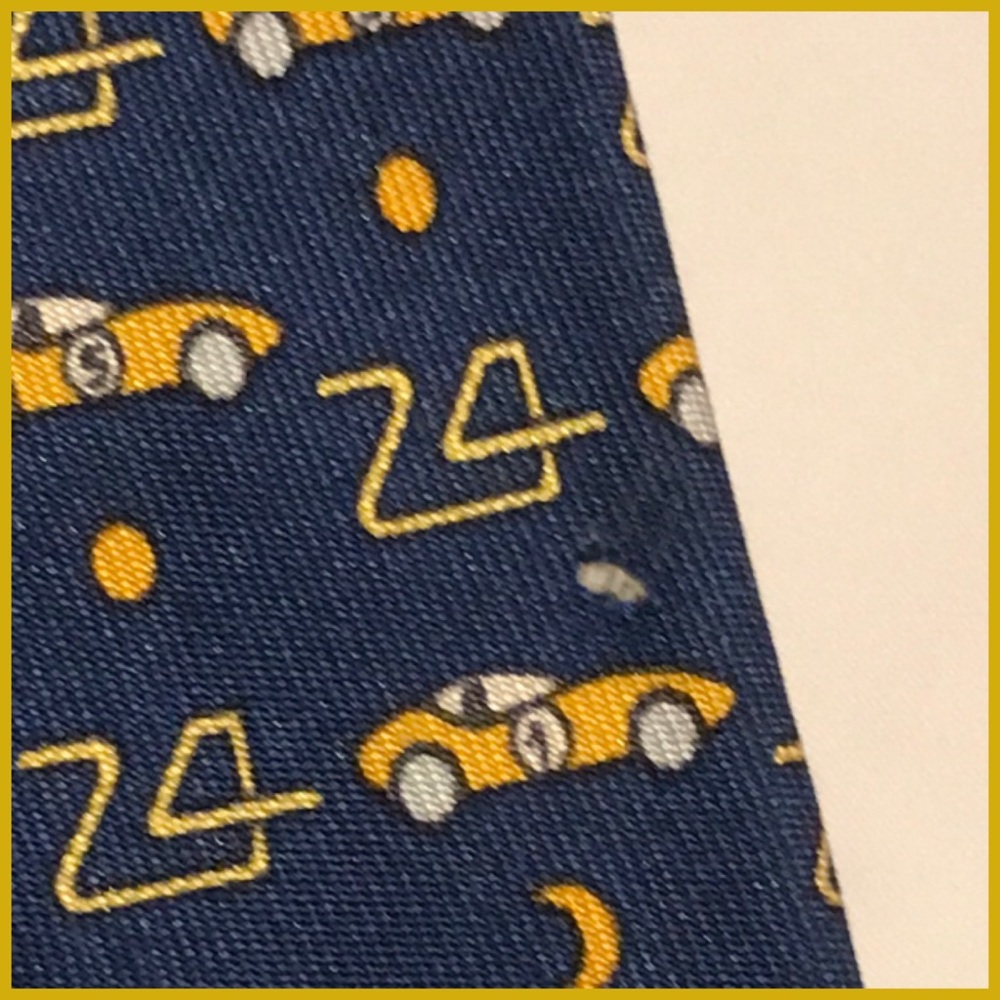 Hermès Les Mans Race Car Tie - Picture 5 of 8